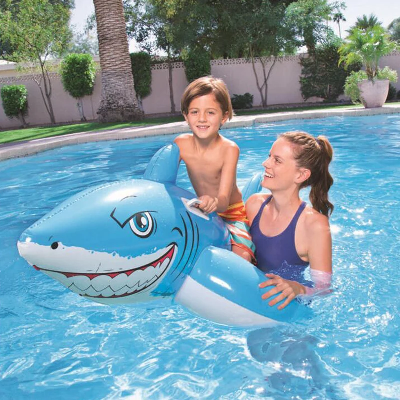 183 * см детский надувной плавательный бассейн Акула плавающий буй остров матрас
