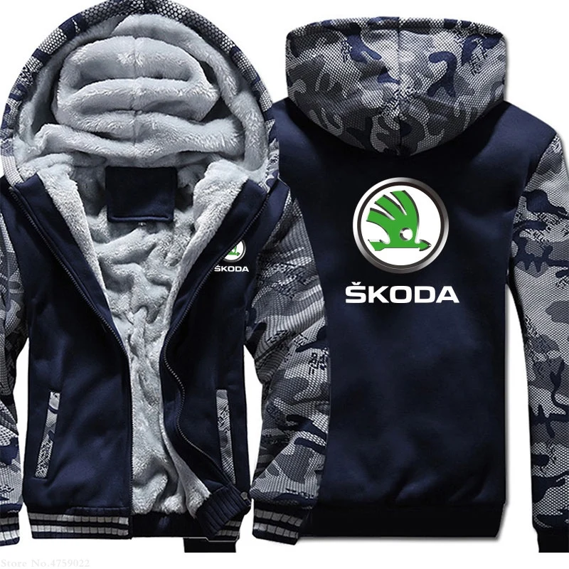 Мужской вельветовый свитер Skoda Утепленная зимняя куртка большого размера 5