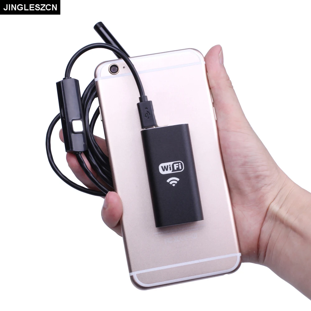 Wi Fi эндоскоп камера мини водостойкий жесткий кабель Инспекционная мм 8 М 1 10 м USB