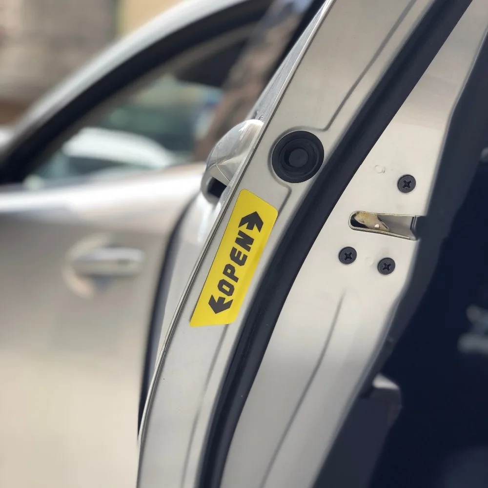 Открыто на автомобильную дверь Предупреждение Стикеры чехол для ALFA Romeo Giulia