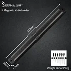 Магнитный держатель для ножей Sowoll, настенное крепление из АБС-пластика для металлических ножей из нержавеющей стали, аксессуары для кухонной утвари