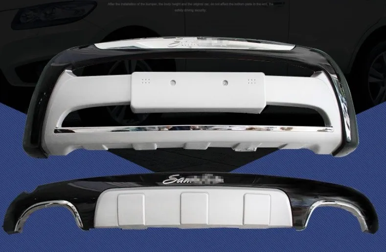 Передний и задний бампер для Hyundai Santa Fe 2010.2011.2012|abs bumper|car front bumperfront bumper guard |