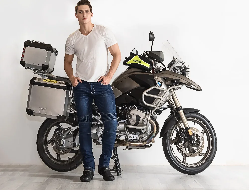 2017 высококачественные байкерские джинсы для рок байкеров с защитой от падения