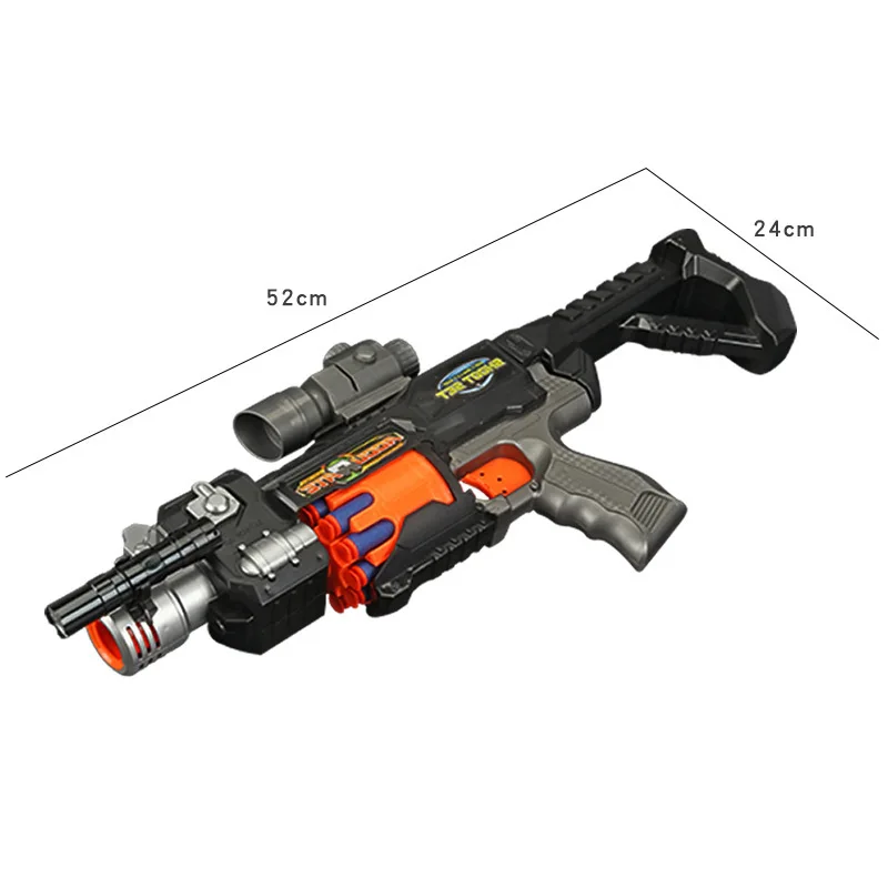 

Boys Electric Soft Bullet Gun Children Simulated Toy Gun with Infrared Plastic Gun Toy For Children Gifts Have Good Quality
