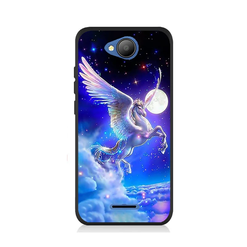 E0 Для BQ 4501G Романтическая любовь Ice Art чехол для BQ-4501G Fox Easy Shell сумка корпус чехол для телефона - Цвет: E0