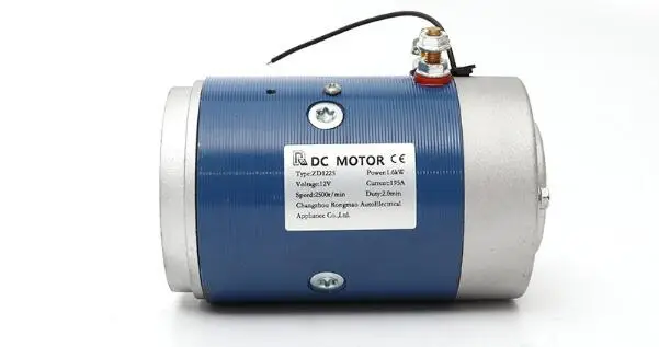12V электрический грузовик санитарии 1.6KW мусоровоз 24V хвост пластины Гидравлический масляный насос двигателя 2.2KW двигатель постоянного тока