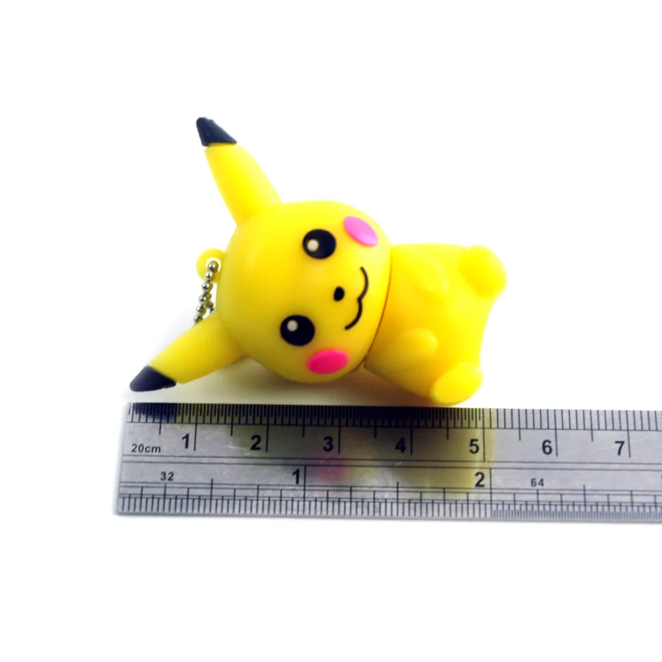Новый мини флеш накопитель Pokemon Pikachu Подарочный 8 ГБ 16 32 64 брелок с мультяшным