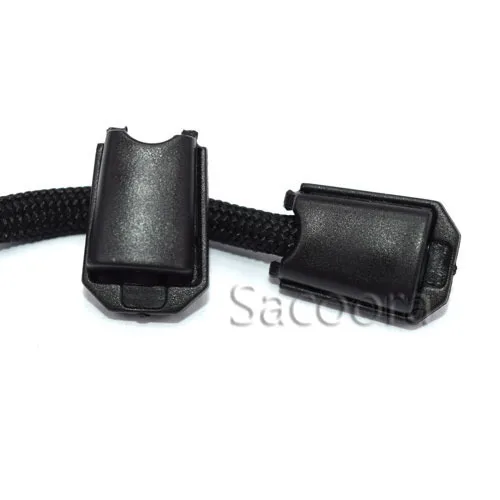 100 шт. Пластик молния тянуть шнур заканчивается для Паракорды &amp Шнур троса Совет