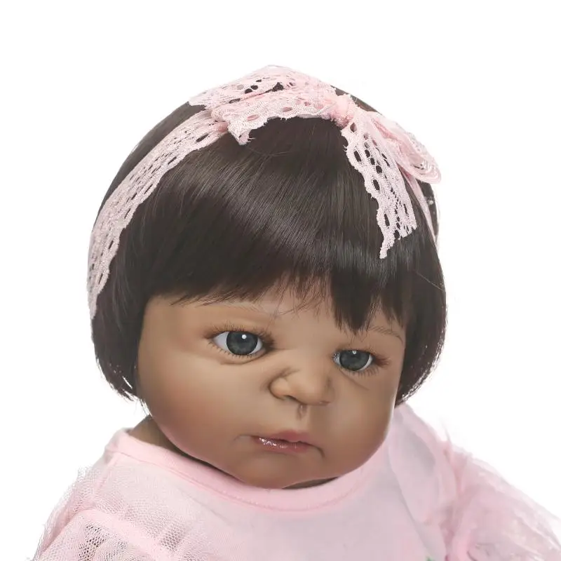 Реалистичная кукла новорожденная ручной работы виниловые силиконовые