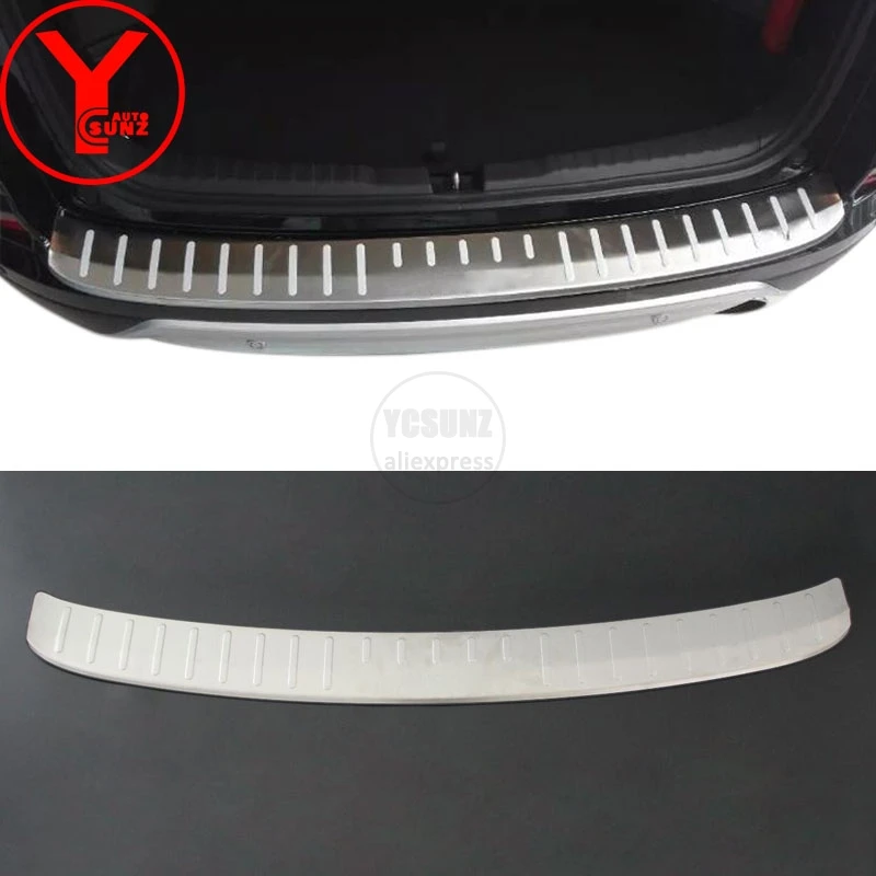 Stainless steel Защита заднего бампера из нержавеющей стали для honda crv аксессуары для бампера для honda crv CR-V наружное литье YCSUNZ - Цвет: Stainless steel