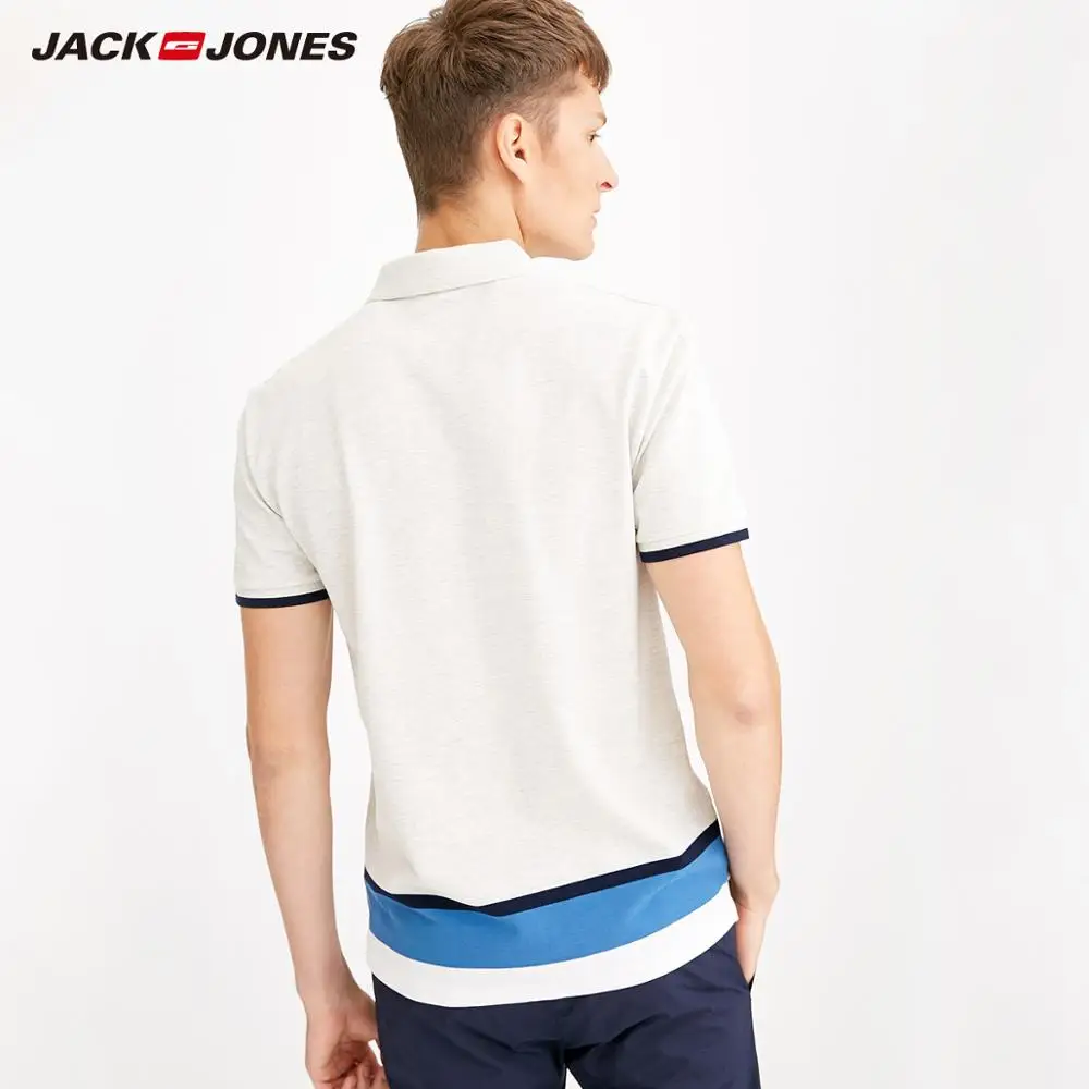 JackJones Мужской Хлопковый приталенный умный повседневный деловой Топ Простая