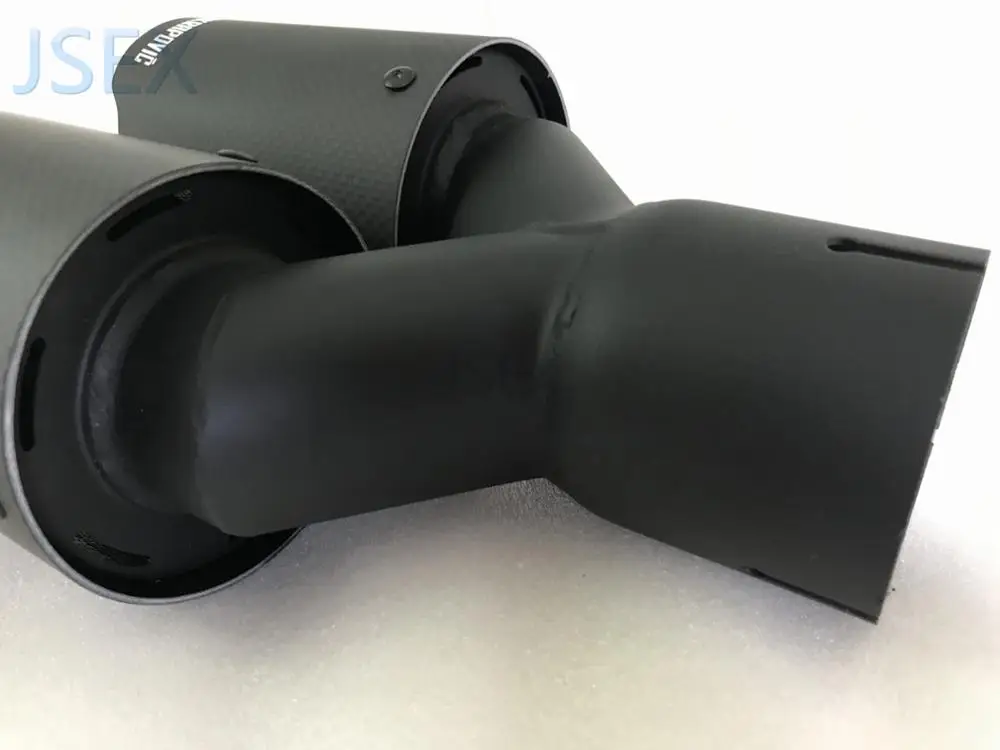 Углеродное волокно Стайлинг AKRAPOVIC нержавеющая сталь Универсальный двойной автомобильный глушитель выхлопной трубы автомобильные аксессуары модификация