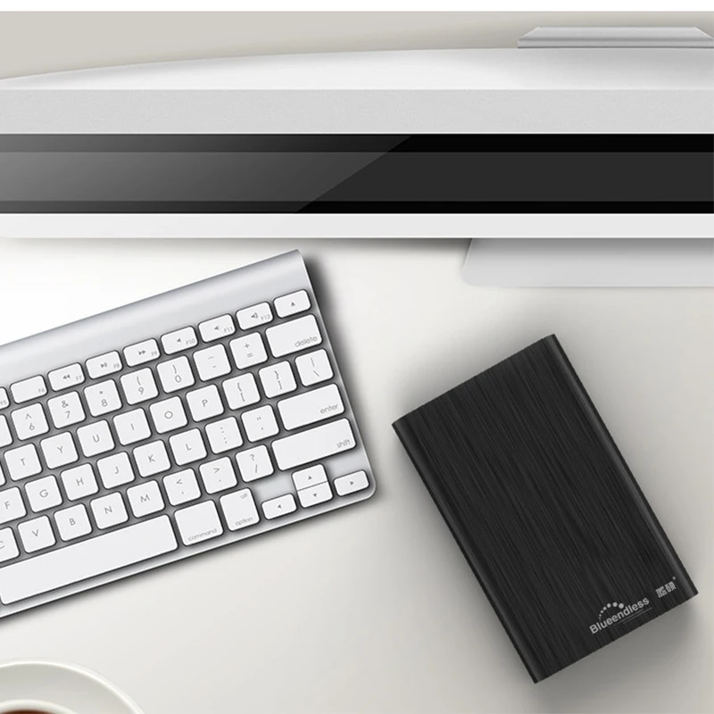 Мобильный HDD Высокоскоростной USB 3 0 жесткий диск Чехлы 2 5 дюймов черный