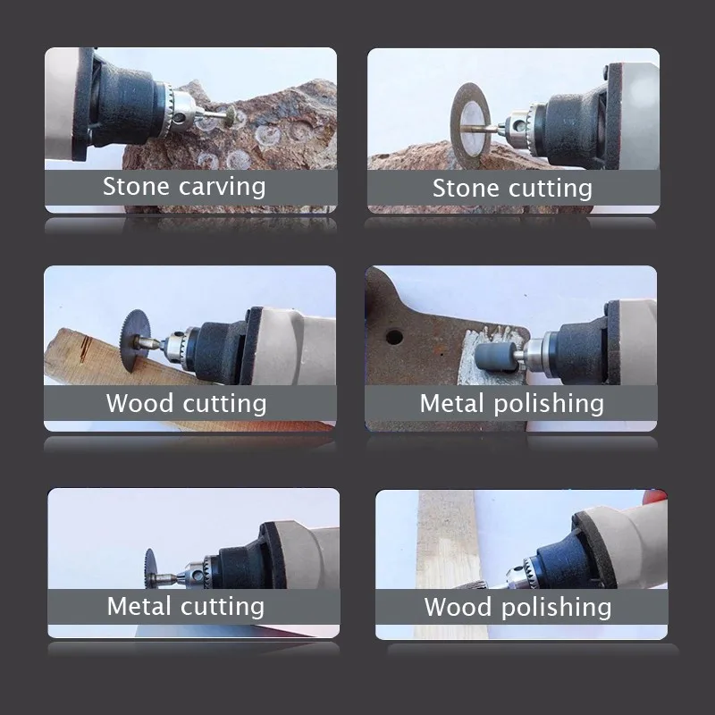 Профессиональный HLD-400W Электрический мини шлифовальный станок 0,6~ 6,5 мм патрон с переменной скоростью вращающийся инструмент Многофункциональный Электрический инструмент