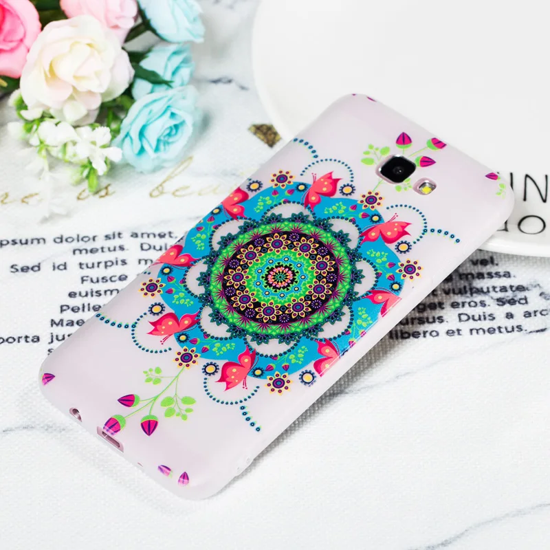 Роскошные мягкие Матовые чехлы из ТПУ с изображением цветов бабочек для Samsung Galaxy