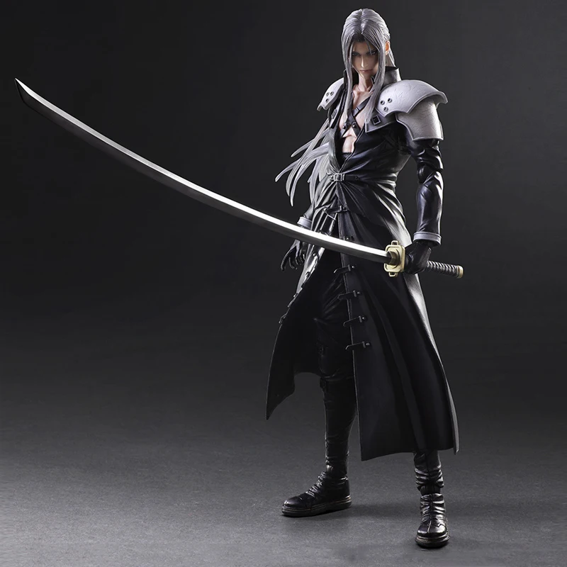 [Смешные] оригинальная коробка 28 см Paly Arts Kai Final Fantasy VII 7 Sephiroth ПВХ фигурка