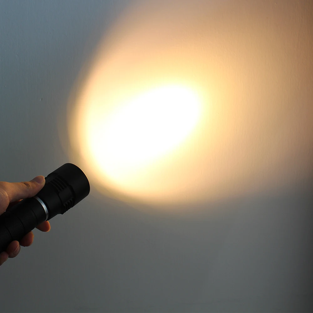 Подводный охотничий свет белый/желтый s водонепроницаемый фонарик для дайвинга