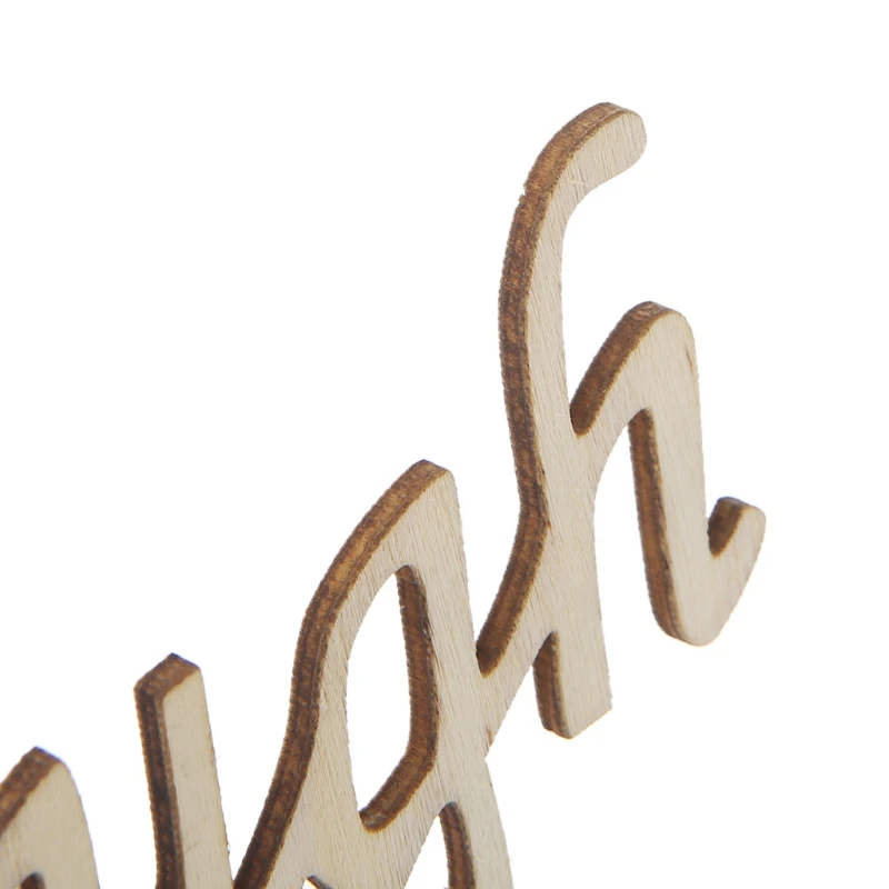 

Laugh Letters Wooden Hanging Sign Wall Decal Sticker Room Home Decor Ornament