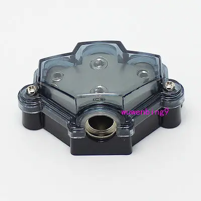 

1pcs - Car wiring pile head 1 In - 3 Out Waterproof transparent cover terminal