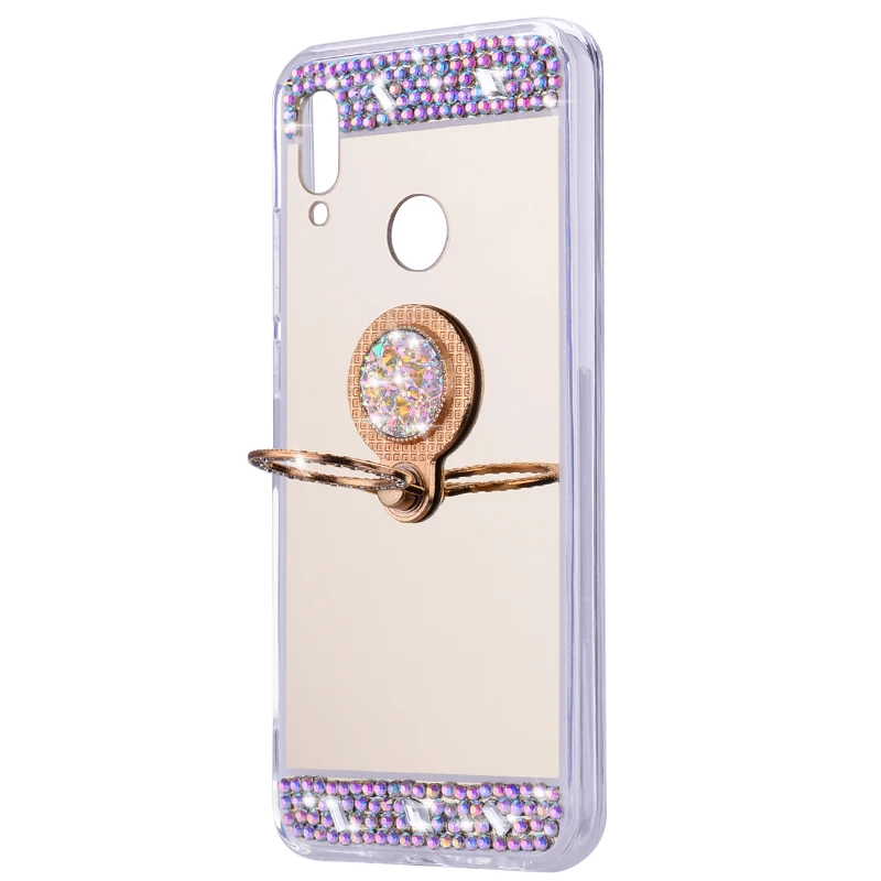 Зеркальный чехол etui для Huawei P20 P30 mate 20 Pro Y6 Y7 Prime 2019 Y9 2018 10 lite honor 9 8 8X 7X