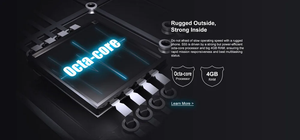 DOOGEE S55 IP68 Водонепроницаемый MTK6750T 18:9 полный экран 5500 мАч 5," дюймов Восьмиядерный 4G+ 64G Android 8,0 отпечатков пальцев Смартфон