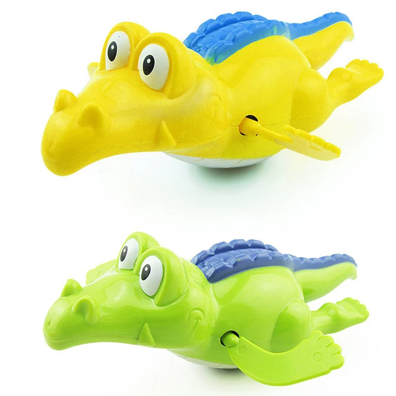 Красочные Одежда заплыва крокодил заводные игрушки Пластик для маленьких детей