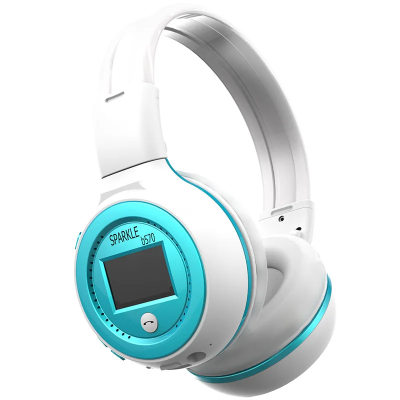 Bluetooth гарнитура Zealot B570 с FM радио и светодиодными индикаторами|headband headset|wireless