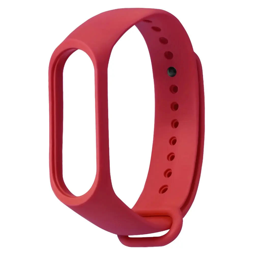 TPE Одноцветный Браслет Для Xiaomi Band 3 сменный браслет на запястье с безопасными