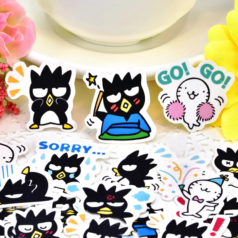 40 шт. креативные kawaii милые Мультяшные крутые Пингвины наклейки для