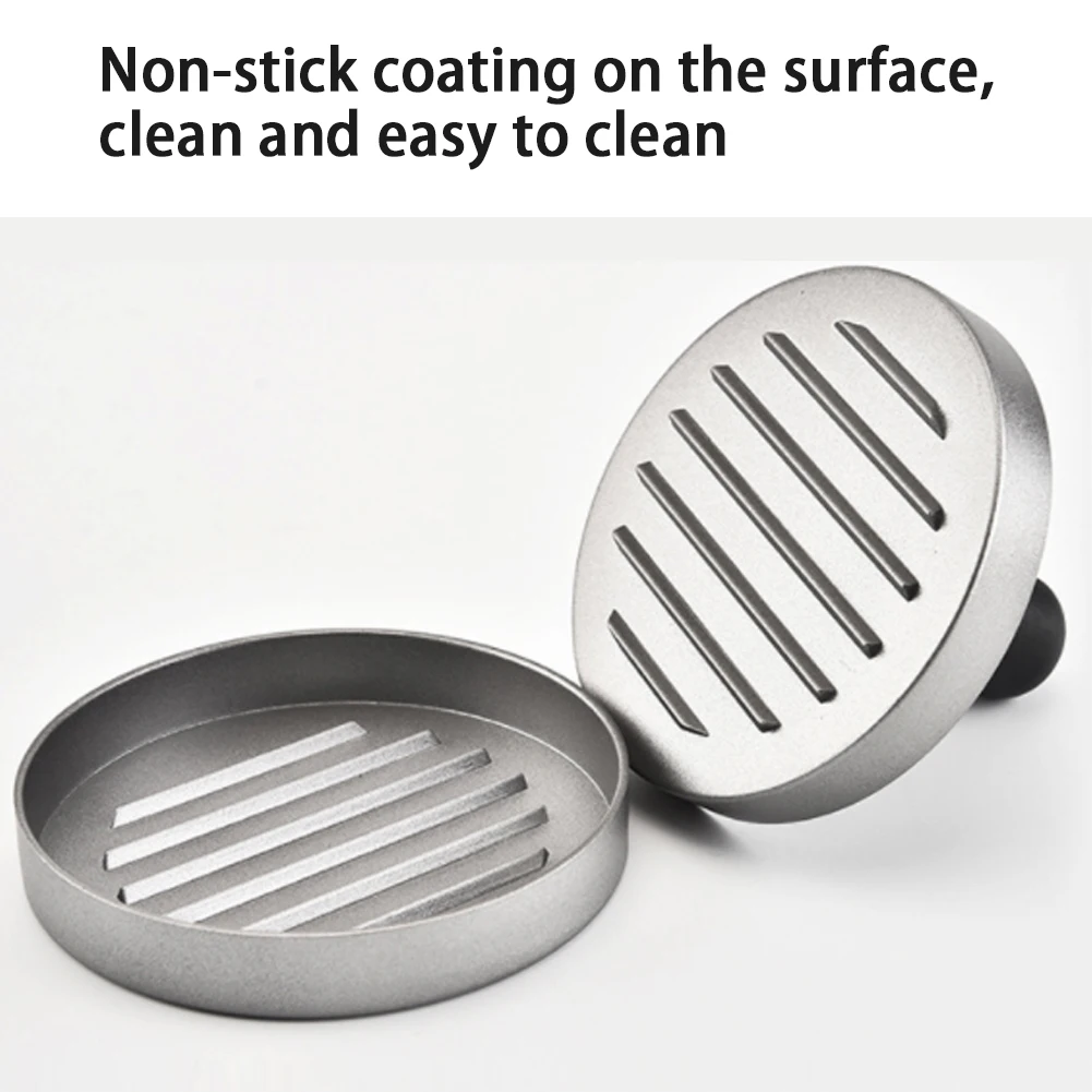 1 Набор пресс для гамбургеров круглой формы из алюминиевого сплава 11 7*9 см|Пресс