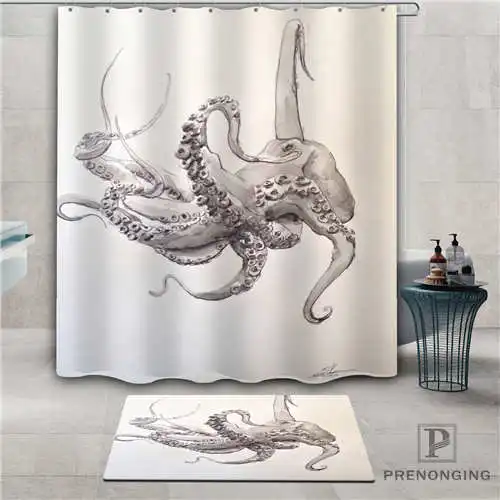Пользовательский Осьминог (1) водонепроницаемый занавеска для душа коврик дома