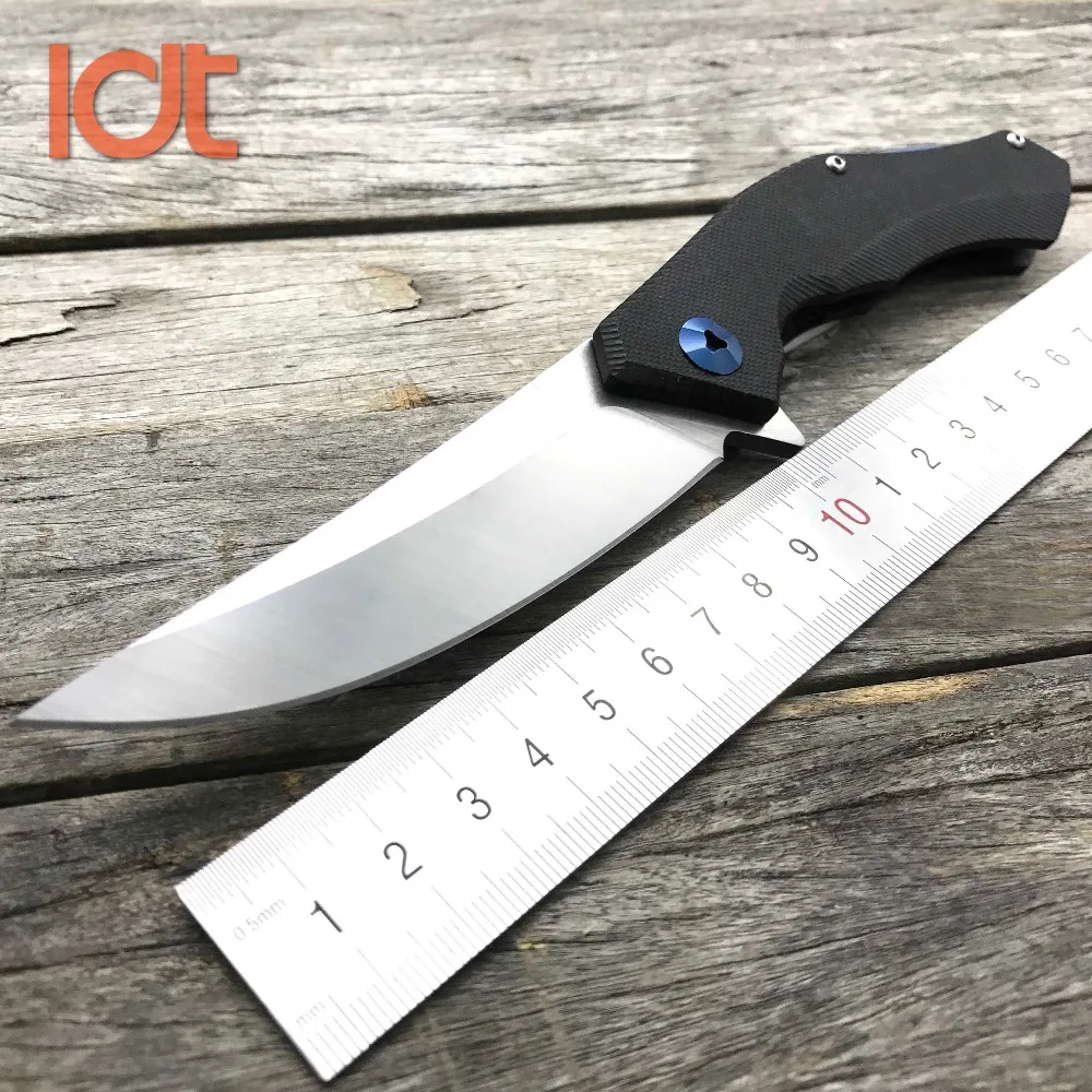 Складной нож LDT Bear Blue Moon D2 Blade G10 с ручкой тактические ножи для кемпинга охоты