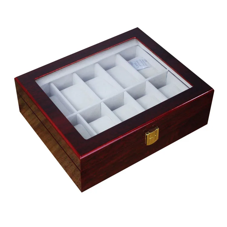Classical Fashion Watch Organizers for Europe Brand Watches Box Wood Window Storage Display Case Reliable China Supplier | Наручные часы