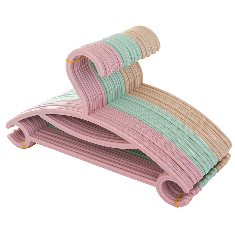 10 шт./компл. Детские прочные вешалки из скандинавского пластика для одежды