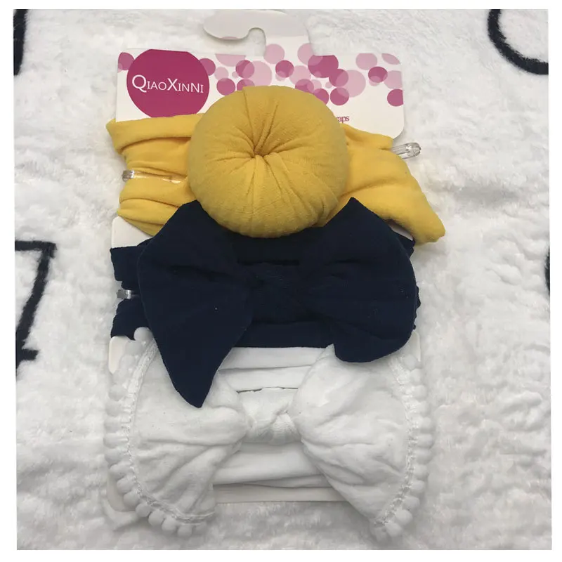 3 шт. головные повязки для волос нейлоновые с узлом широкая нейлоновая