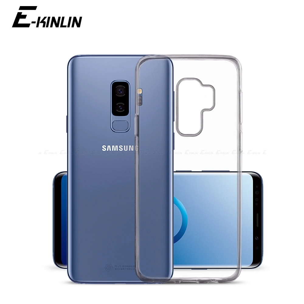 Silicone Phone Case For Samsung Galaxy S21 S20 FE Ultra S10e S10 5G S9 S8 S7 Edge Plus Note 20 10 Lite 9 8 Clear Soft TPU Cover | Мобильные