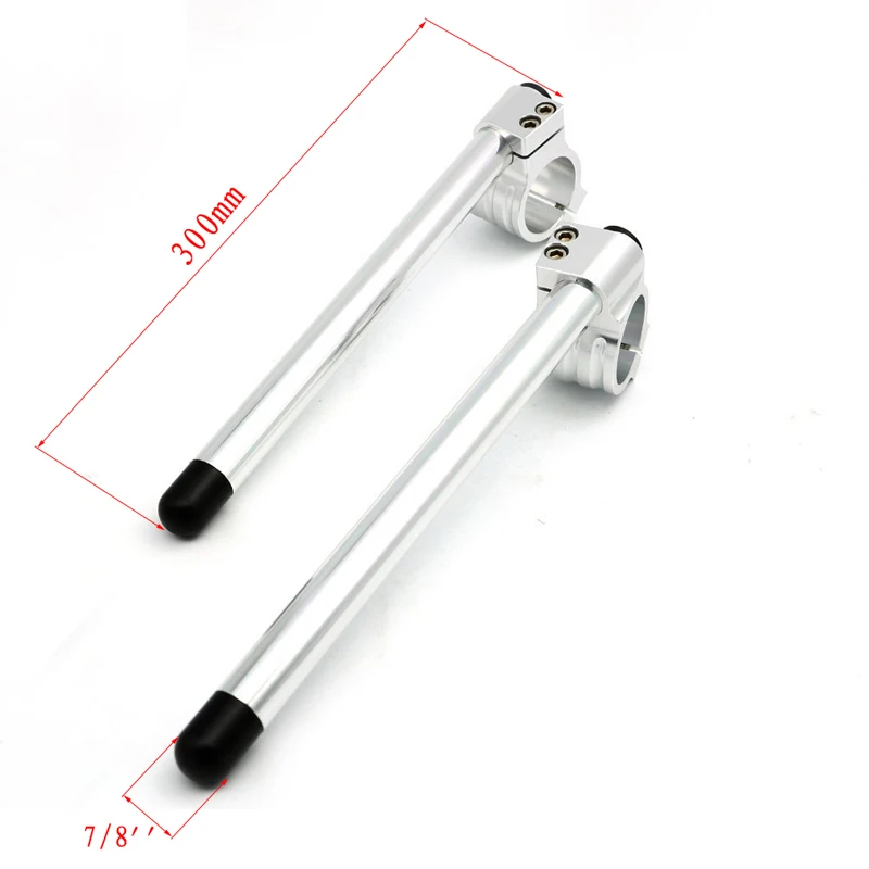 Пара CNC 43 мм 45 46 48 мотоцикл Riser Clip Ons Клип Clipon 7/8 &quot22 руль вил вилка трубка|Ручки для