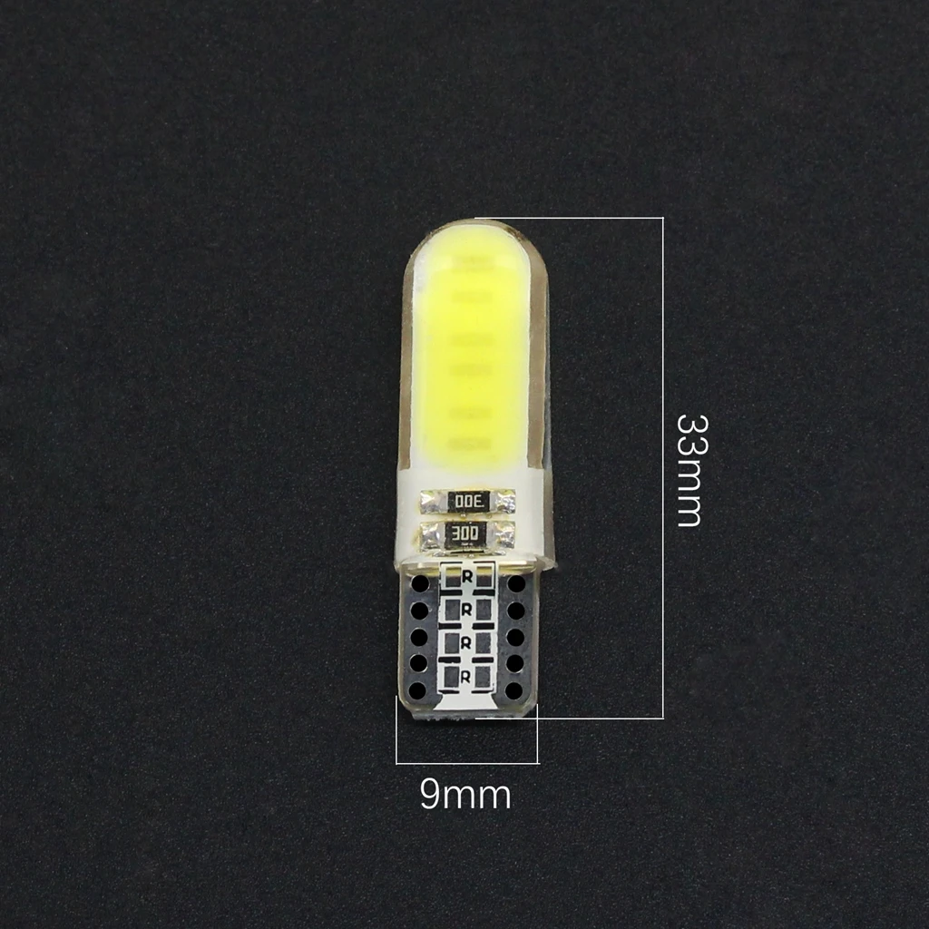 Комплект из 2 предметов Белый супер яркий T10 W5W авто силиконовый светодиодный