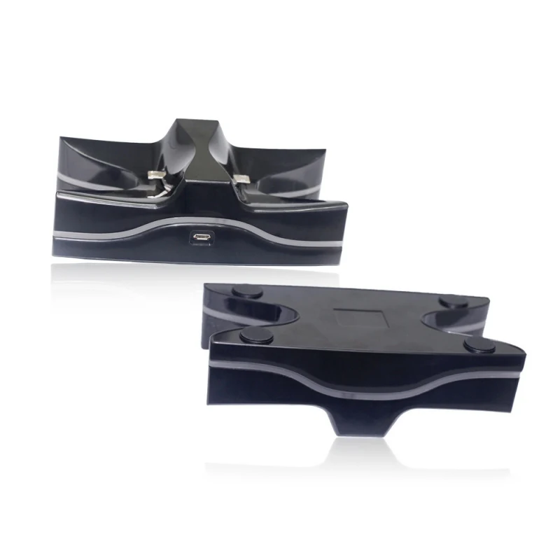 Двойной игровой контроллер зарядное устройство Подставка DC 5V USB LED геймпад