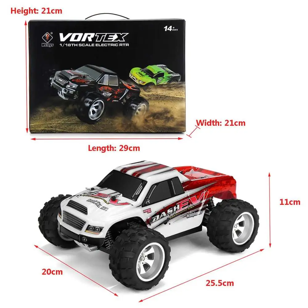 Новейший 1:18 A979B грузовик 2 4G 4WD с дистанционным управлением автомобиль 70 км/ч