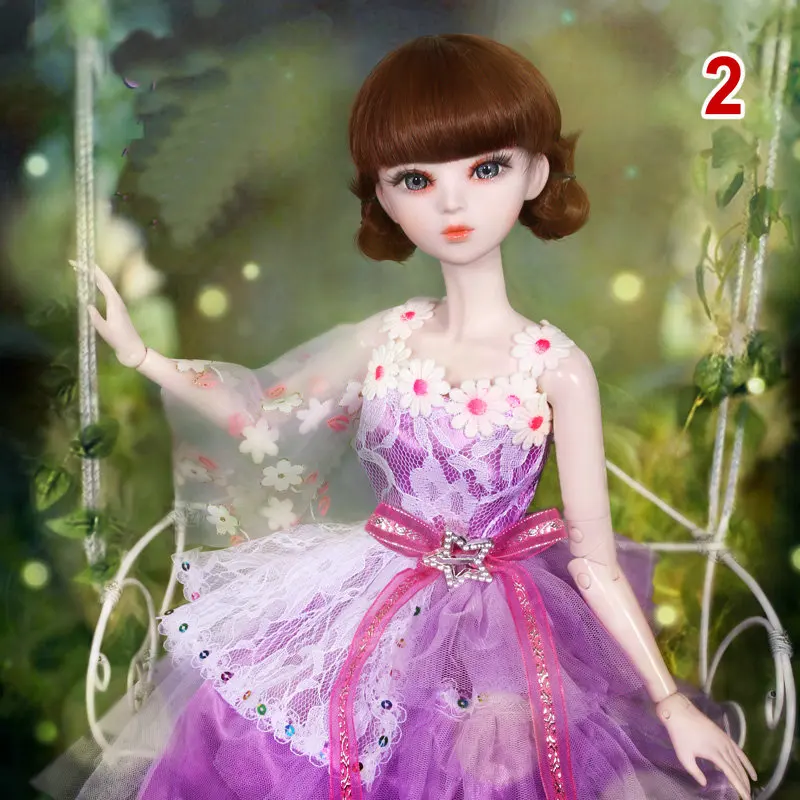 Одежда для кукол ручной работы платье принцессы Свадебное девочек Bjd 1/3 Куклы