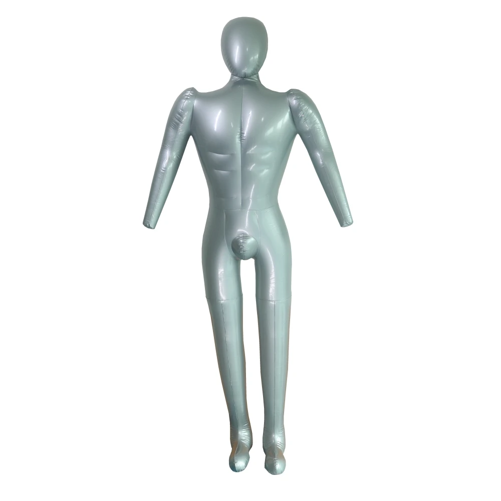 New PVC Man Whole Body With Arm Inflatable Mannequin Fashion Dummy Torso Model Free shipping