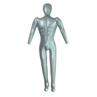 new pvc man whole body with arm inflatable mannequin fashion dummy torso model free shipping