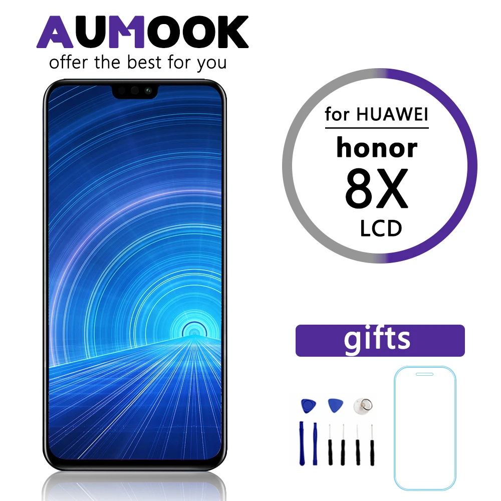 ЖК дисплей 6 5 дюйма для Huawei Honor 8X дигитайзер сенсорного экрана в сборе с рамкой