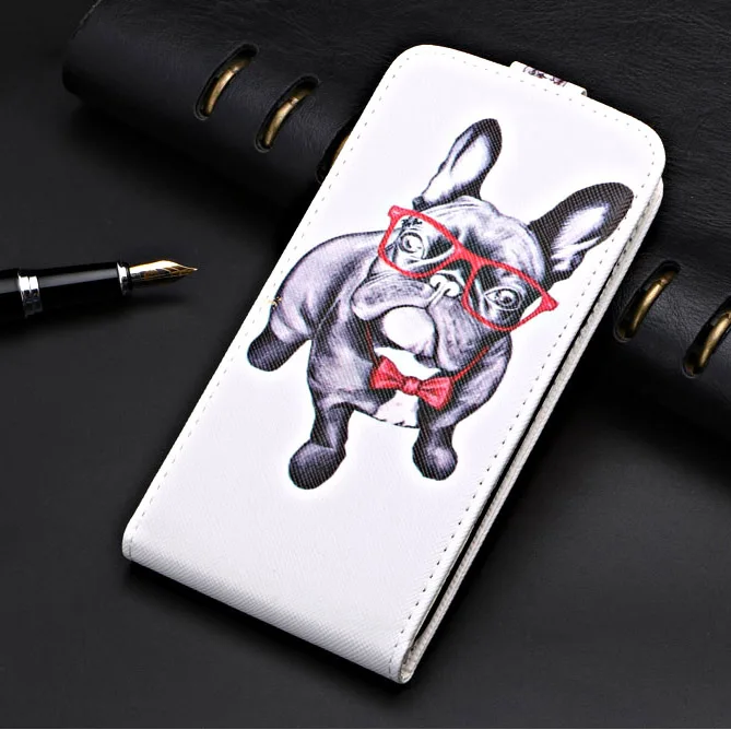 Кожаный чехол-книжка для Prestigio Muze E5 LTE psp 5545 psp 5545, задняя крышка, модный милый чехол для телефона с мультяшным рисунком - Цвет: dog