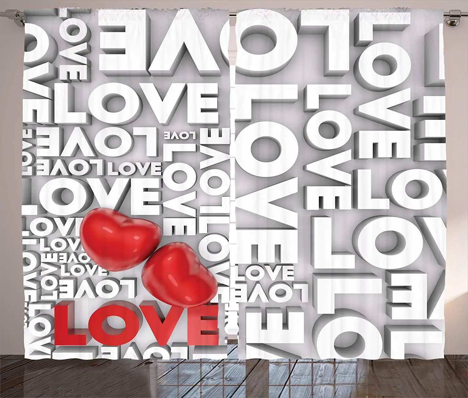 Декор для любви занавески макро большие надписи страстные эмоции чувство