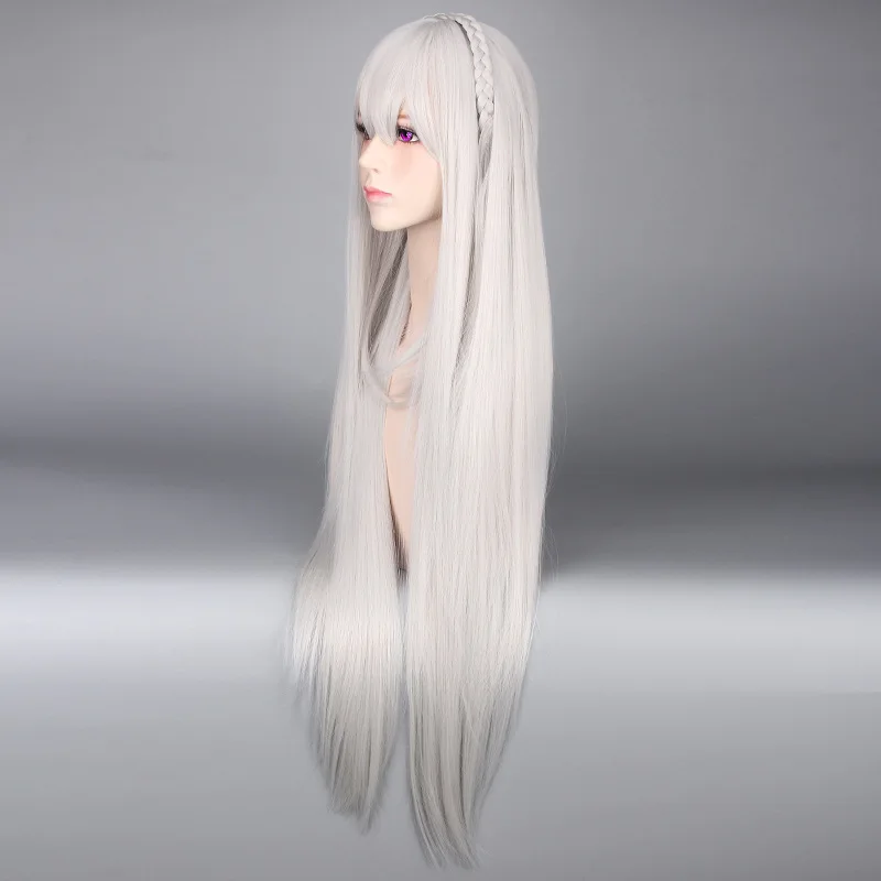 Парик для косплея из аниме Re:Life in a different world from zero Emilia вечерние парики длинных