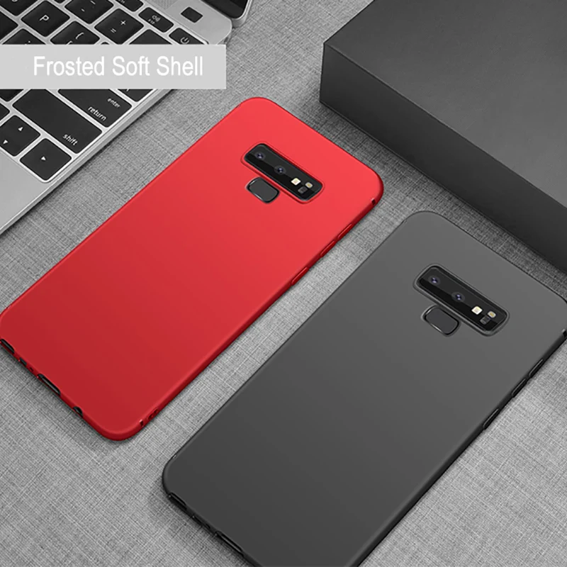 Для Samsung Galaxy S8 S9 S10 Plus Чехлы матовый Силиконовый тонкий противоударный мягкий TPU