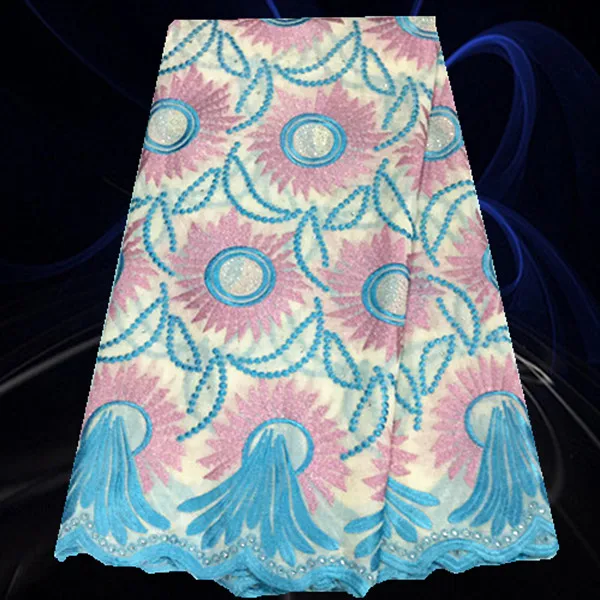 SHL43 Free Shipping Factory Price Swiss Voile Lace Material Fashionable African 100%Cotton Fabric For Wedding Dress | Дом и сад