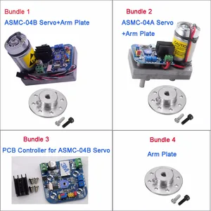 ASMC-04BASMC-04A робот-сервопривод с высоким мощным крутящим моментом 12 В  24 В 180 кгсм110 кгсм, большой Роботизированный манипуляторКонтроллер печатной платыручная пластина